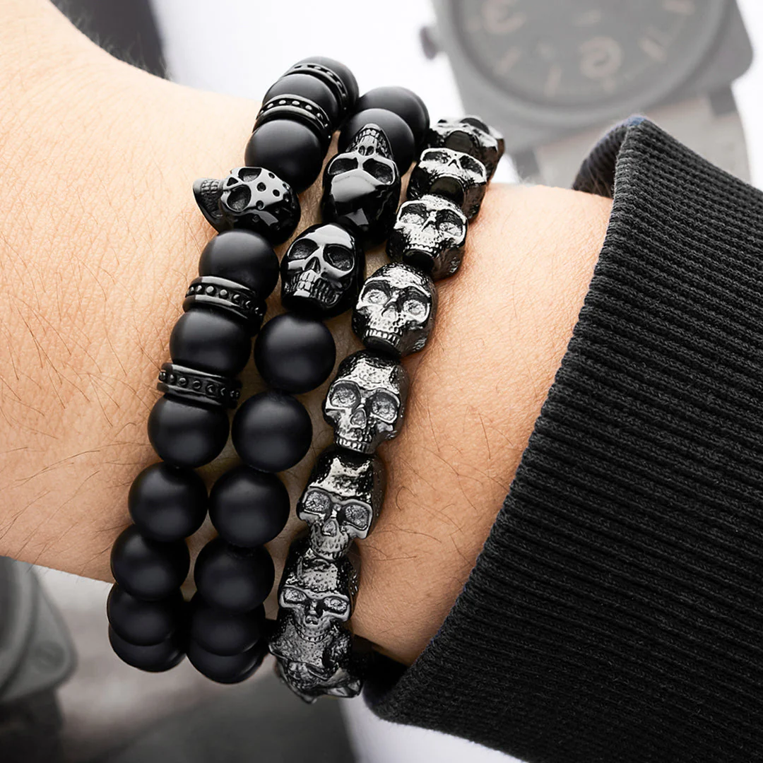 Skulls for Her | Stealth -  All Skulls Bracelet - Image 4