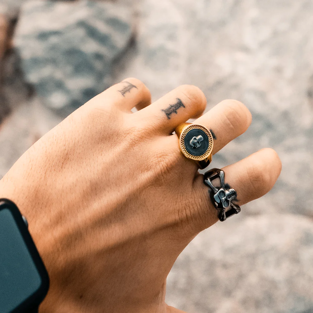 Sparta - Men's Skull Ring - Image 5